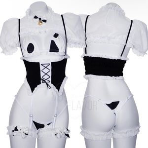 Sexy cow lingerie